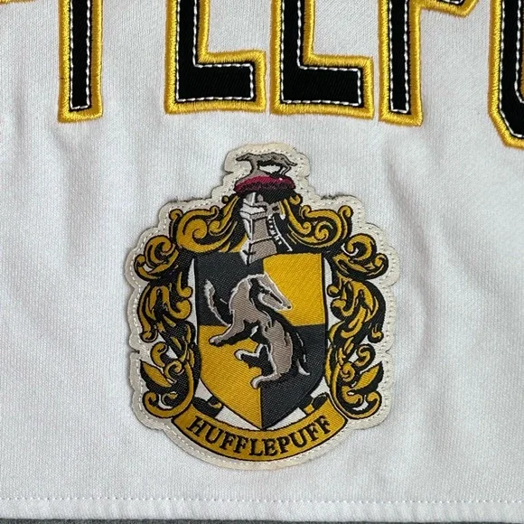 Hufflepuff Crewneck Sweater - Yellow, White, Gray - Picture 5 of 8